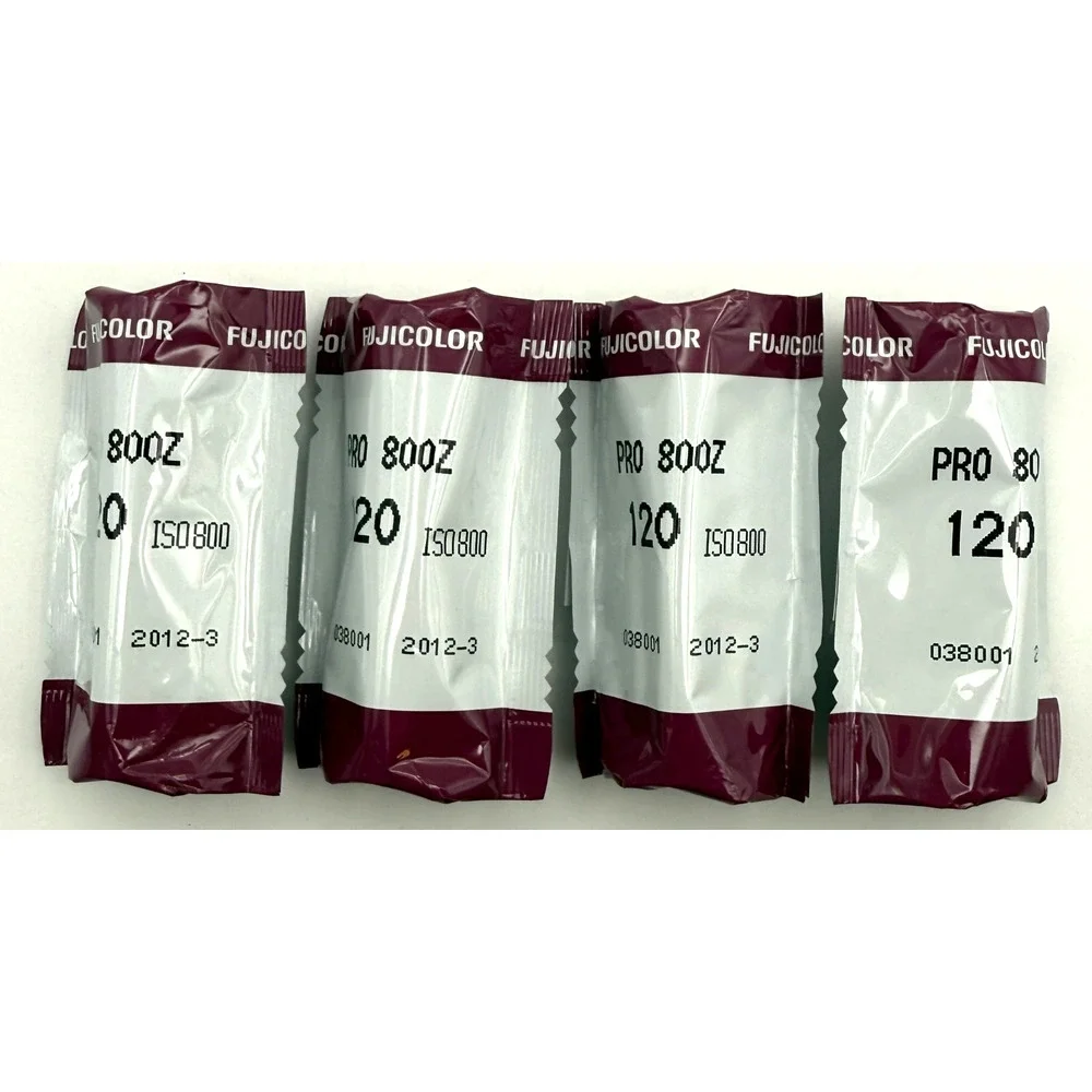 4 Rolls Fujifilm Fujicolor Pro 800Z 120 Color Negative Film EXP 03/2012 Sealed